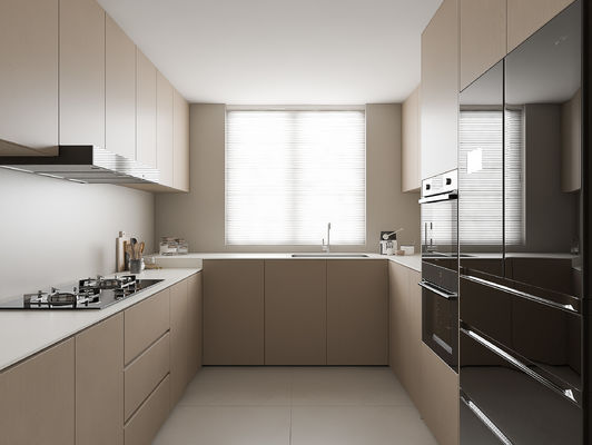 White Lacquer Combine Bookshelf Wooden Cupboards Modular Kitchen Cabinet