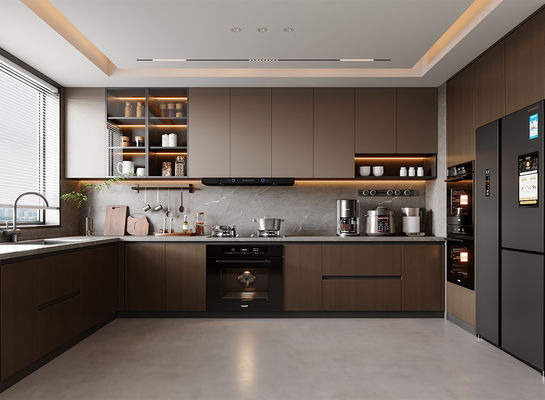White Lacquer Combine Bookshelf Wooden Cupboards Modular Kitchen Cabinet