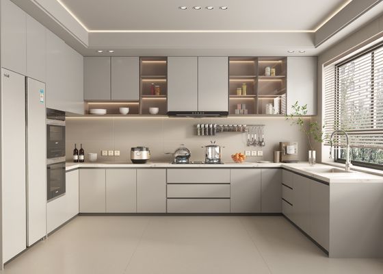 Home Kitchen Foshan Factory Furniture Kitchen Cabinet With Countertop