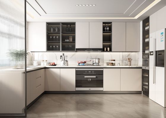 Modern High End Customize European Living Room Kitchen Cabinet For Apartment