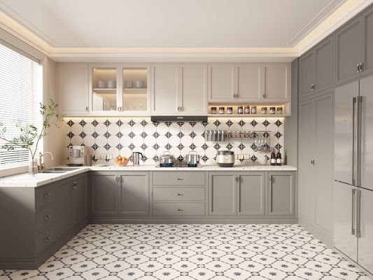 Modern High End Customize European Living Room Kitchen Cabinet For Apartment