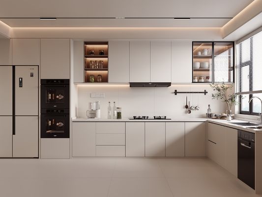 Modern High End Customize European Living Room Kitchen Cabinet For Apartment