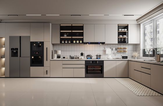 Hotel Kitchens High End Hot Sales Luxury Kitchen Cabinet  Environmental Friendly