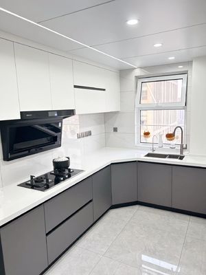 Customized Kitchen Furniture Cabinets Body Wood Cabinet Door For Storage