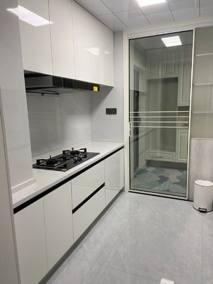 Hardwood Materials Home Furniture Wholesale Custom Kitchen Cabinet Cupboard