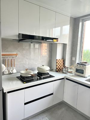 Hardwood Materials Home Furniture Wholesale Custom Kitchen Cabinet Cupboard