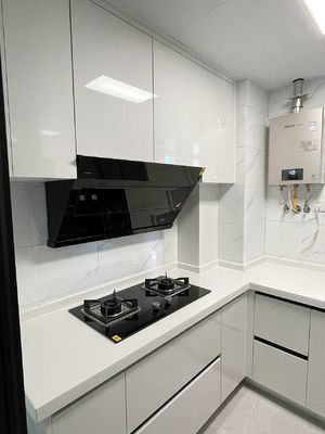 Hardwood Materials Home Furniture Wholesale Custom Kitchen Cabinet Cupboard