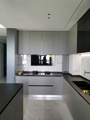 Custom Wooden Furniture Shaker Melamine Kitchen Cabinets And Cupboards