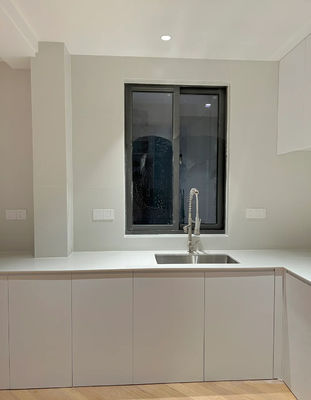 Customization Kitchen Cabinets Modern Cupboard with Quartz Stone Counters