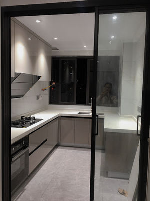 Eco-Friendly Sleek Modern Minimalist Kitchen Cabinet With Elegant Finish