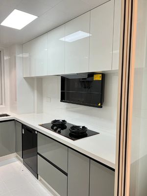 Hotel Chic Modern Kitchen Cabinet For Minimalist Home Aesthetic