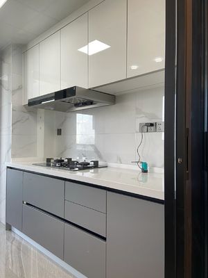 Hotel Chic Modern Kitchen Cabinet For Minimalist Home Aesthetic