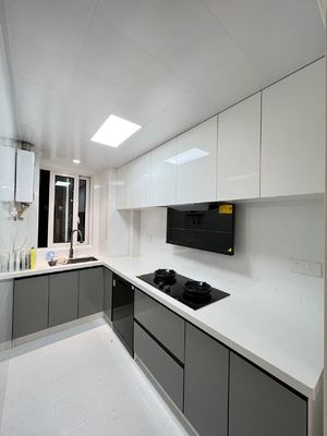 Hotel Chic Modern Kitchen Cabinet For Minimalist Home Aesthetic
