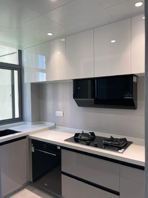High End Aluminum Durable Materials Design Kitchen Cabinet For Home Hotel