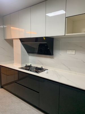Manufacturer Custom Design Modular Cupboard Collection Minimalist Kitchen Cabinet