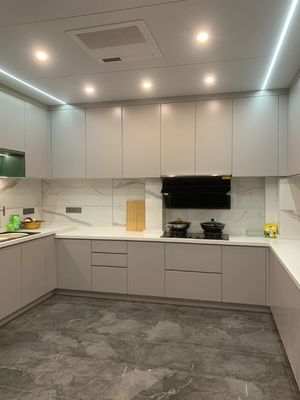 Elegant European Kitchen Cabinet With Modern Design And Functionality
