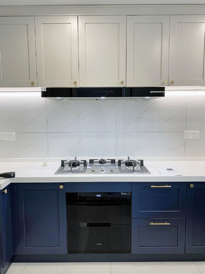 High Quality Wooden MDF Lacquer Finished Kitchen Furniture Cabinets For Villa