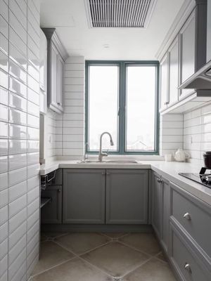 White And Timber Contemporary Modern Design Small Space Kitchen Cabinets