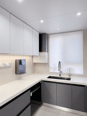 Foshan Furniture High End Luxury European Wooden Furniture Kitchen Cabinets