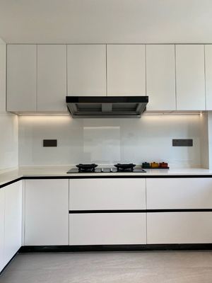 Modern Kitchen Furniture Melamine Kitchen Cabinets For Small Apartment