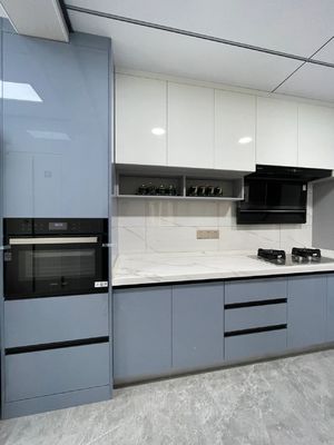 Modern Kitchen Furniture Melamine Kitchen Cabinets For Small Apartment