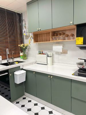 Modular Storage Minimalist Modern Complete Set China Kitchen Cabinets