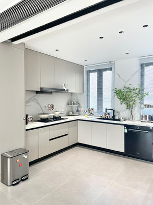 Modular Storage Minimalist Modern Complete Set China Kitchen Cabinets