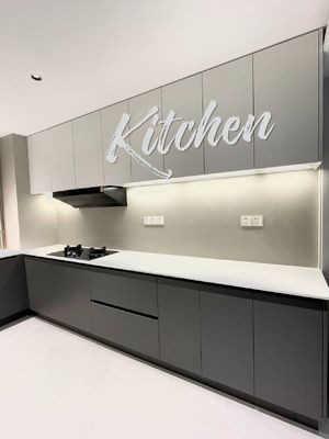 Shaker Furniture White Custom Complete Magic Corner Kitchen Cabinets Set