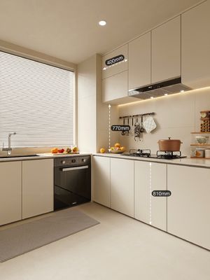 Shaker Furniture White Custom Complete Magic Corner Kitchen Cabinets Set