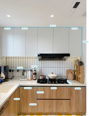 Custom 3D Design Modern Melamine Particle Board Wood Kitchen Cabinet