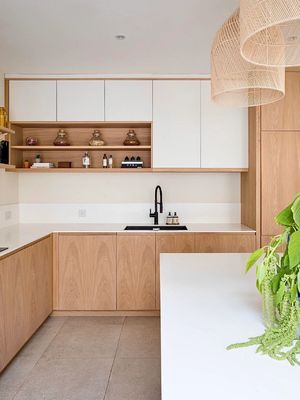 Custom 3D Design Modern Melamine Particle Board Wood Kitchen Cabinet