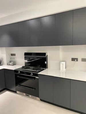China Factory Good Price Wood Laminate Melamine Kitchen With Island