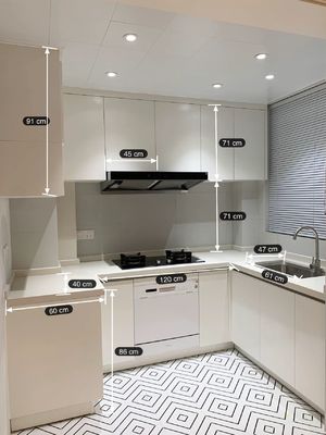 Finish Plywood Board Kitchen Cabinet Modern Design For Home Use