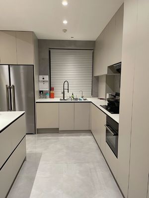 Finish Plywood Board Kitchen Cabinet Modern Design For Home Use