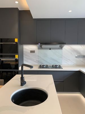Finish Plywood Board Kitchen Cabinet Modern Design For Home Use