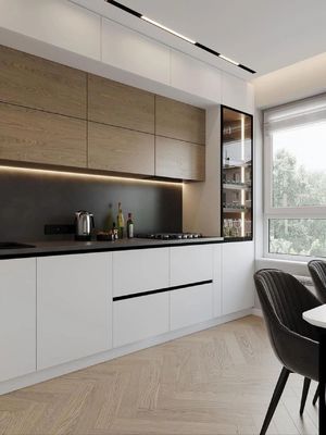 Corner Countertop And Drawer Luxury Furniture Teak Kitchen Cabinet