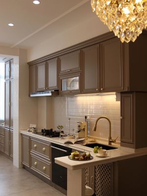 Free CAD Design Shaker Lacquer Window Wall Cabinet Modern Kitchen Cabinet