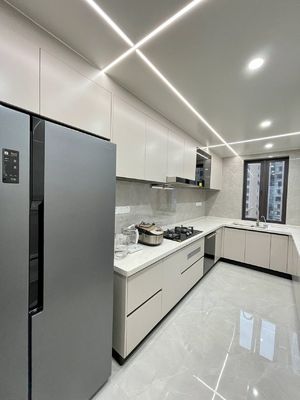 Acrylic Door Finish Contemporary Kitchen Cabinet For Stylish Home Renovations