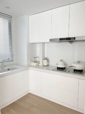 Stylish Modern Wood Kitchen Cabinet For Contemporary Homes Hotel
