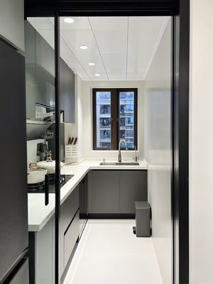Stylish Modern Wood Kitchen Cabinet For Contemporary Homes Hotel