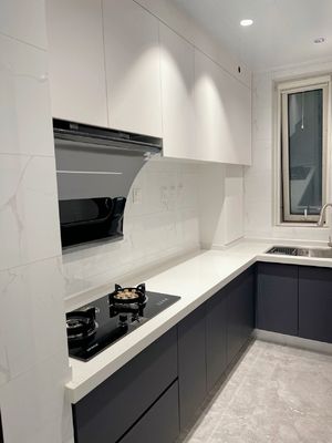 Italian Modern Design Wooden Kitchen Cabinets Wall Cabinet Full Set