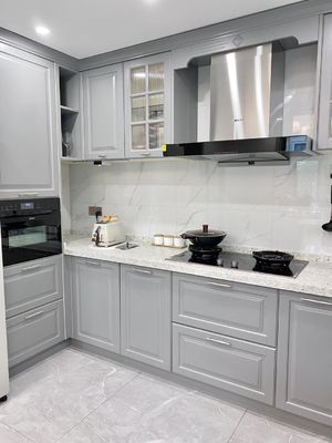 Large Dirty Proof White Modular Kitchen Cabinets  Antique Furniture Hotel