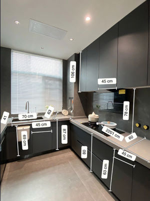 Direct Supplier High Gloos White PVC Finish Kitchen Cabinet With Wooden Melamine