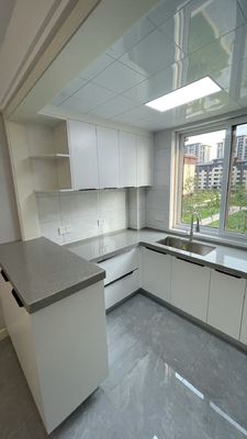 Custom Acrylic Lacquer Design Kitchen Cabinets For Global Projects