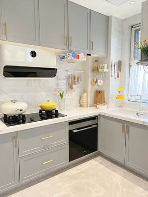 High End Kitchen Cabinet Italian Cusine Luxury Painting Laminate Full Modern