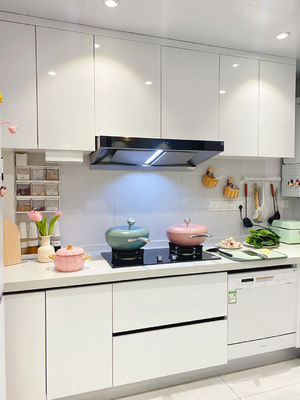 Modern Modular Kitchen Cabinets Lacquer Designs with Acrylic Door Finish