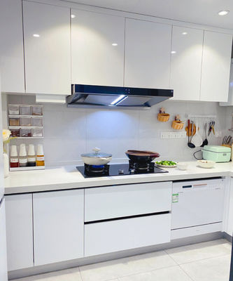 Modern Modular Kitchen Cabinets Lacquer Designs with Acrylic Door Finish
