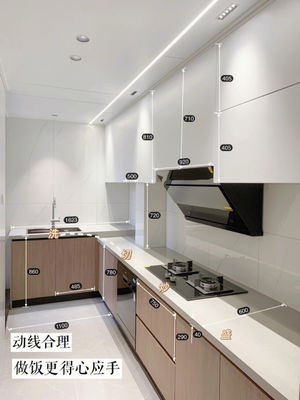 Modern Modular Kitchen Cabinets Lacquer Designs with Acrylic Door Finish
