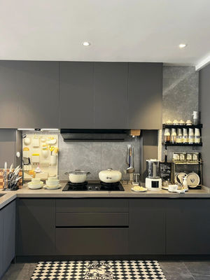Modern Modular Kitchen Cabinets Lacquer Designs with Acrylic Door Finish