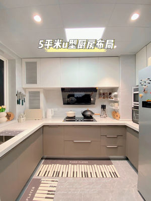 Factory Customized Design Modern Cabinet Kitchen Furniture Melamine Door Finish